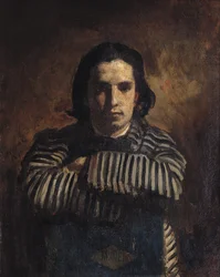 Retrato de Claude Monet (1840-1926) 1865